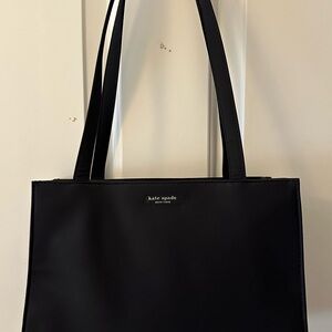 Kate Spade Black Neoprene Tote Bag